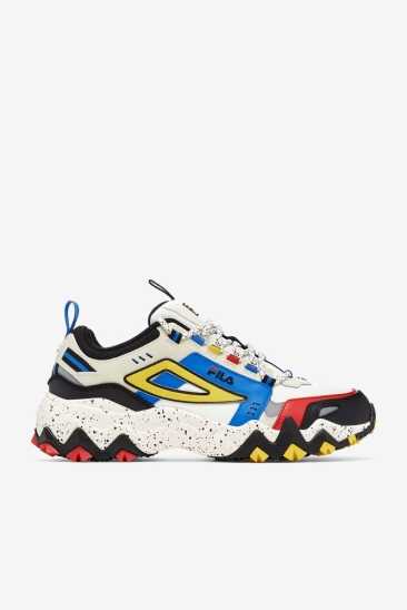 Fila Homme Oakmont Tr 708 Gardenia / Noir / Electric Bleu Fila France AJX-912057